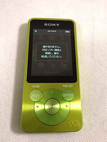 ソニー SONY ウォークマン Sシリーズ NW-S14 : 8GB Bluetooth対応 イヤホン付属 2014年モデル グリーン NW-S14 G