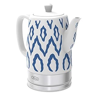 BELLA Electric Kettle & Tea Pot, Blue Aztec