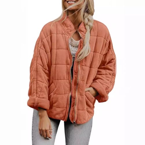 Womens Winter Coats Aesthetic Lightweight Quilted Puffer Jacket Coquette Grunge Zip Up Jackets Y2k Clothes
