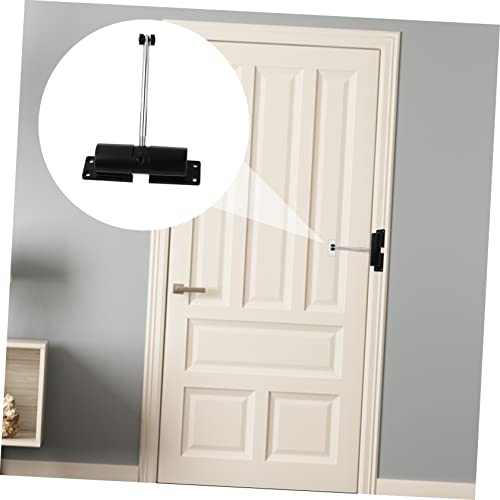 Tehaux 1 Set Automatic Door Connector Gate Spring Adjustable Stand Auto Door Closer Retractable Door Closer Barn Screen Door Auto Closer Self-Closing Gate Closer Self-Closing Door Closer #TOP7
