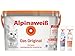 Produktbild Alpinaweiß Das Original  optimal deckende und ergiebige weiße Wandfarbe  mit Spritz-Schutz-Formel  inkl. SOS Innenfarbe und Loch- und Rissfüller - 10 Liter