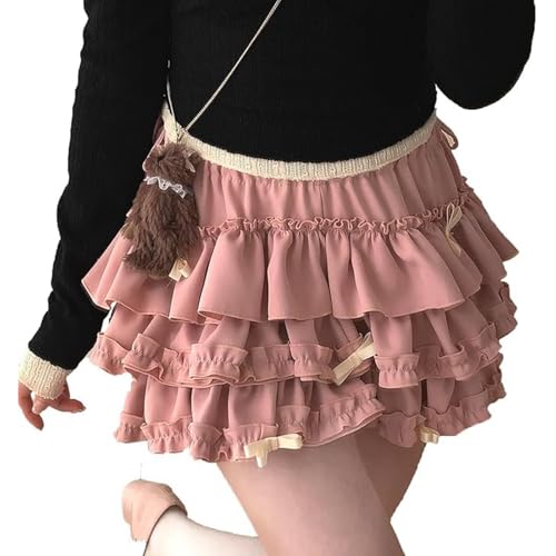 Cute High Waist Puffy Ruffle Tutu Skirt - Lolita Cake Skirt