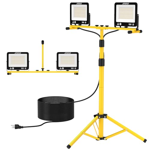 AUTOUTLET LED Work Lights with Stand (19000LM)