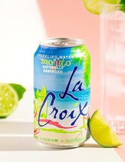 La Croix Naturally Essenced | 0 Calorie | 0 Sweetener | 0 Sodium | Mojito Sparkling Water 355ml (Pack of 12)
