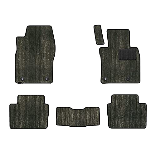 Hotfield マツダ 互換品 新型 マツダ3 MAZDA3 フロアマット 新型/木目 ウッド ダークウッド 2WD