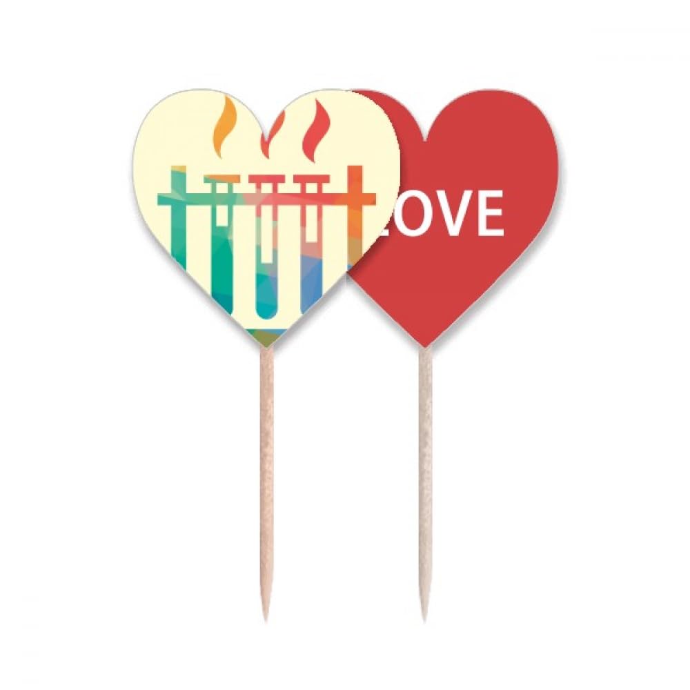 Pic cupcake coeur pour eviter les decorations qui tombent sur vos gateaux