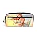 Produktbild coosun Wunderschöne Fantasy Meerjungfrau Spielt auf Violine sunse tragbar PU Leder Bleistift Fall School Pen Staubbeutel Stationäre Tasche Fall Große Kapazität Make-up Kosmetiktasche