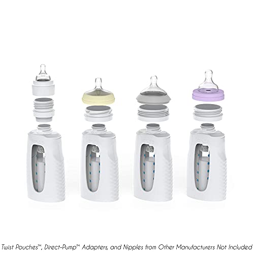 Kiinde Twist Squeeze Natural Baby Breast Milk Feeding Bottle with