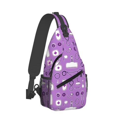 Mochila bandolera para senderismo y viaje negra unisex miniatura 2