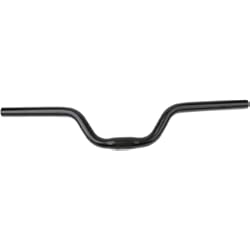 Bicicleta De Montaña De Aleación De Aluminio Bicicleta De Ciclismo Fijo Engranaje Elevador Bar Manillares De Bicicleta 25.4mm 520mm - Negro