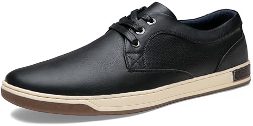 Image of Jousen Men's Fashion Sneakers Classic Retro Casual Shoes for Men Breathable Business Dress Sneaker