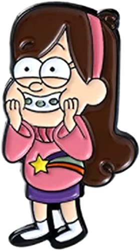 Gravity Cartoon Mabel Character Enamel 1 Inch Tall Pin