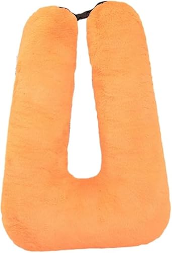 KryZaroグレー多機能U字型カーシートクッション|ふかふか衝突防止機能付き 車中泊・長距離移動必携