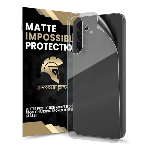 Image of ArmourPro Matte Back Screen Protector for Samsung Galaxy A36, Premium Ultra Thin TPU Back Membrane Guard, Anti-Glare, Bubble-Free, Edge to Edge Coverage, Fingerprint Friendly | 1 Pack