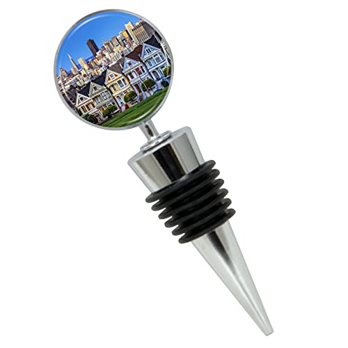 San Francisco Skyline Wine Bottle Stopper in Gift Box, Perfect for House Warming Gift