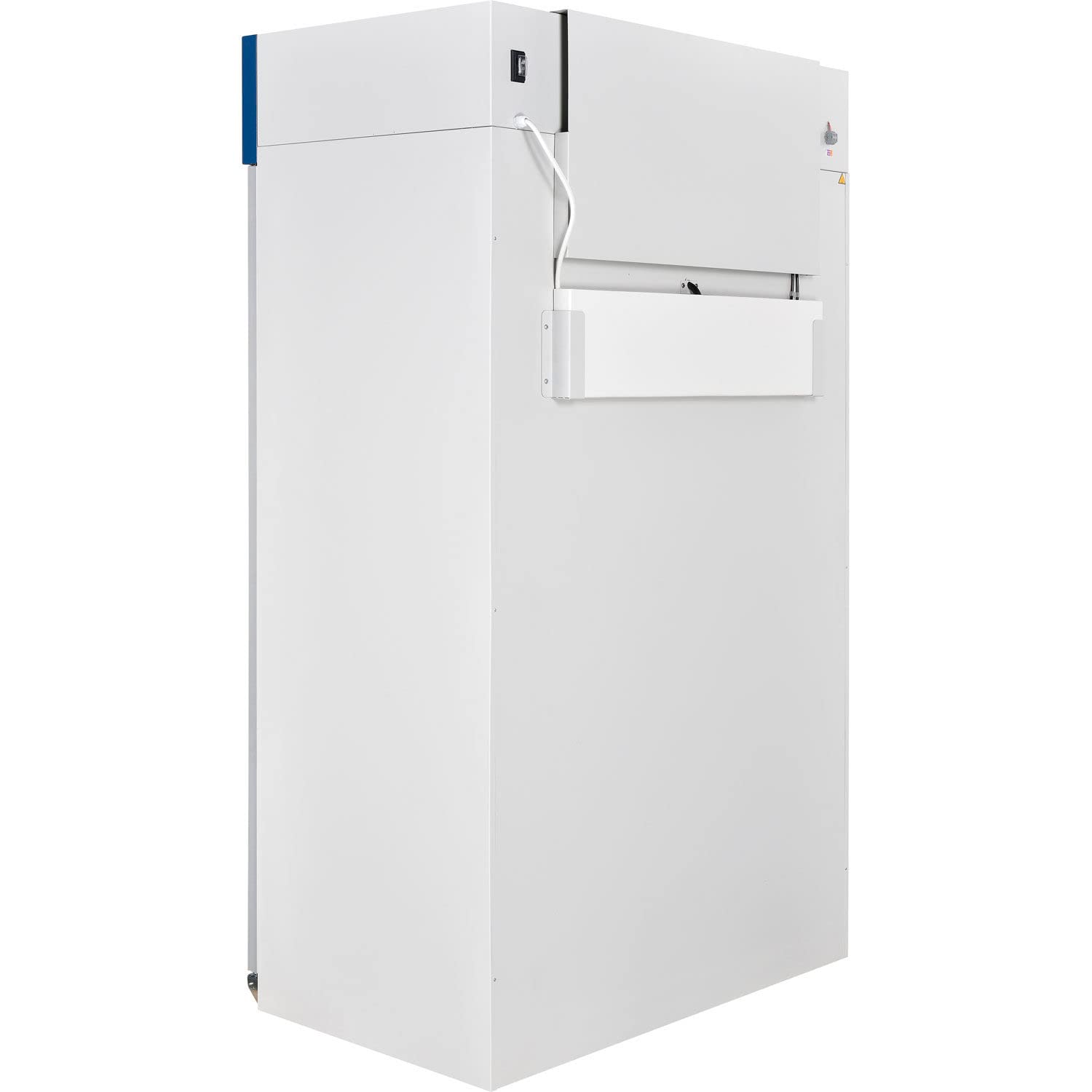 Global Industrial Upright Laboratory Refrigerator, 2 Glass Doors with Key Lock & Padlock Kit, 31.4 Cu.Ft. Capacity, 2°C to 8°C Temperature Range, 115V, Medical and Lab Use