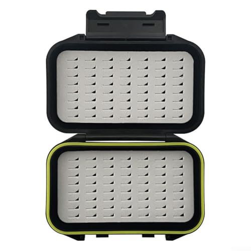 Fliegenfischen-Gerätebox mit hochdichtem Schaumstoff für Fliegenhaken-Aufbewahrung, wasserdichter Aâ€¦ – Miniatur