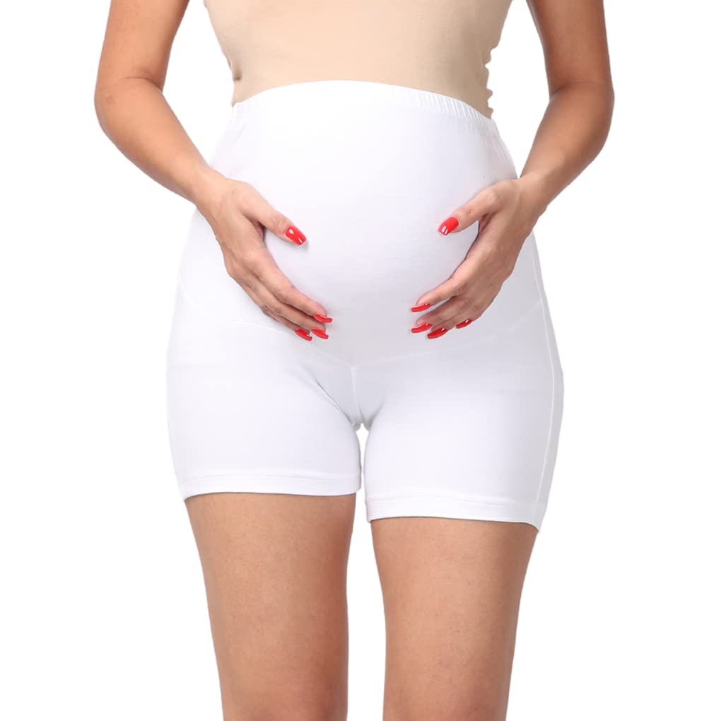 Morph Maternity Under Short | Pregnancy Panties for Women | Shorts Style | Prevents Inner Thigh Chafing Caused by Weight Gain | Provides Support | Soft, Comfy & Stretchy Cotton | Pack of 1