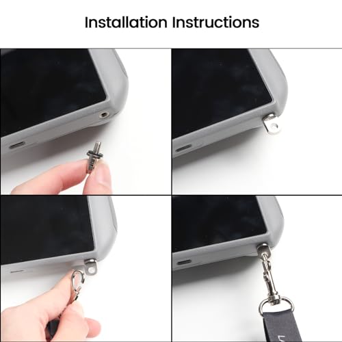 Alça de pescoço para acessórios de controle remoto DJI RC/RC 2/DJI Mini 4 Pro/Air 3/Mini 3/Mini 3 pr