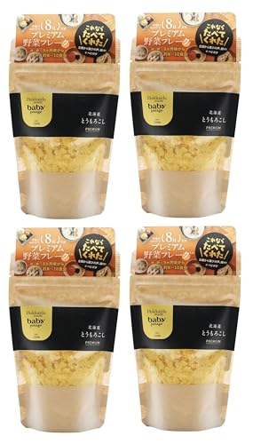 Hokkaido Products BabyPotage 北海道とうもろこし(スーパースイート) 40g×4袋 国産 国産野菜 乾燥野菜 スープ 野菜ペースト ポテトサラダ