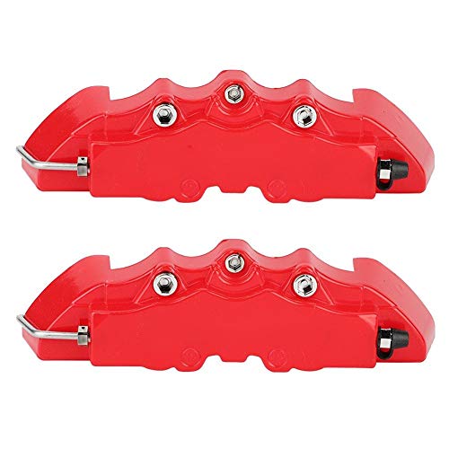 Suuonee Car Caliper Cover, 2PCS ABS Car Front/Rear Disc Brake Caliper Covers Guards Kit