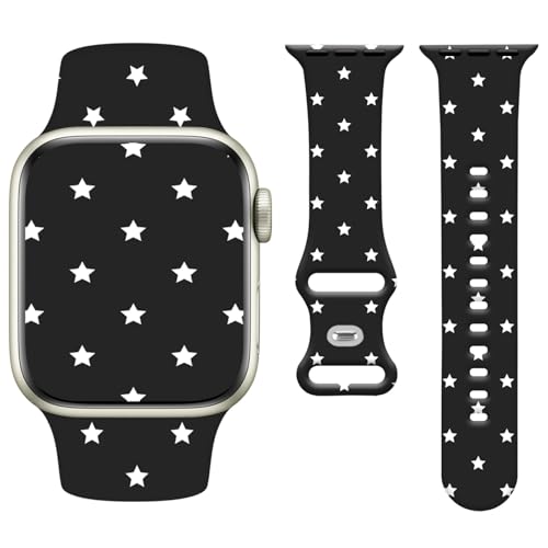 Watbro (���b�g�u��) �L���[�g�Șr���v�o���h Apple Watch�Ή� �X�^�[�E�H�b�`�X�g���b�v ���f�B�[�X �����Y �\�t�g�V���R�� iWatch Series 11 10 9 8 7 6 5 4 3 2 1 SE Ultra 38 40 41 