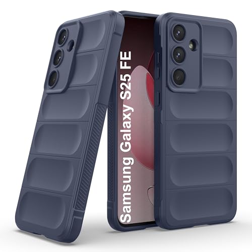 Image of Zapcase Back Case Cover for Samsung Galaxy S25 FE | Compatible for Samsung Galaxy S25 FE Back Cover | Liquid Silicon Magic Case with Camera Protection | Sapphire