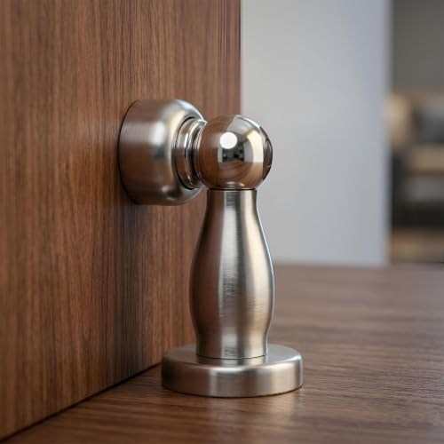Image of VOLO Magnet Door Holder | Stainless Steel Magnetic Door Stop for Home Office Hotel & Bathroom | Heavy Duty Door Holder with Strong Magnetic Hold | 1 Piece
