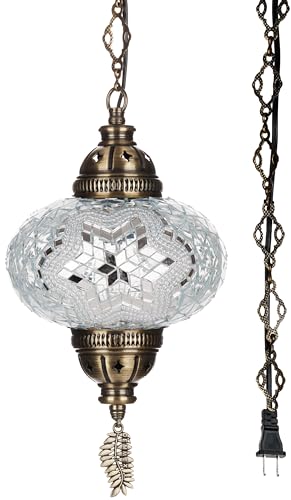 DEMMEX Lámpara de techo colgante de mosaico