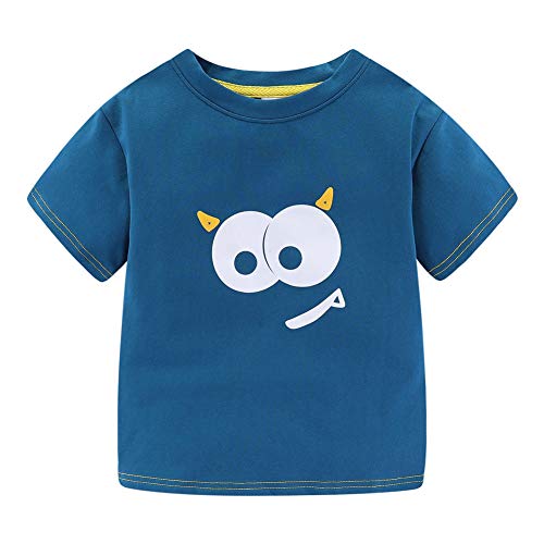 Image of Mud Kingdom Boys Girls T-Shirts Cotton Cute Cartoon Graphic Tees for Kids 2-8 Years