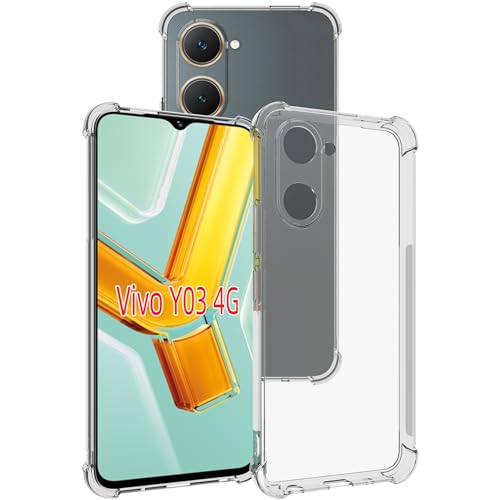 Image of CoverLine Back Cover Shockproof Silicone Protective Back Case for vivo Y18 -Transparent