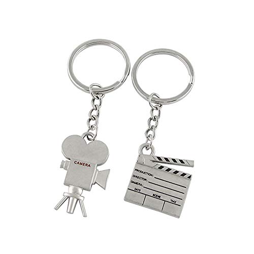 Naisicatar Kamera Best Friend Geschenke Paar Schlüsselanhänger Set 2ST Sie Meine Person Paar Geschenke Personalisierte Gravur Anhänger Matching Puzzle Schlüsselanhänger sind für Ihn ihre Männer BFF +