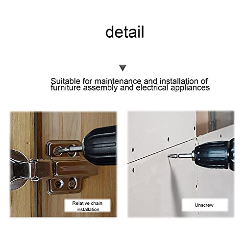 Spacmirrors Akkuschrauber Bohrmaschine Haushalt Lithium-Elektroschrauber Handbohrmaschine High-Brightness-LED-Licht… – Bild 4