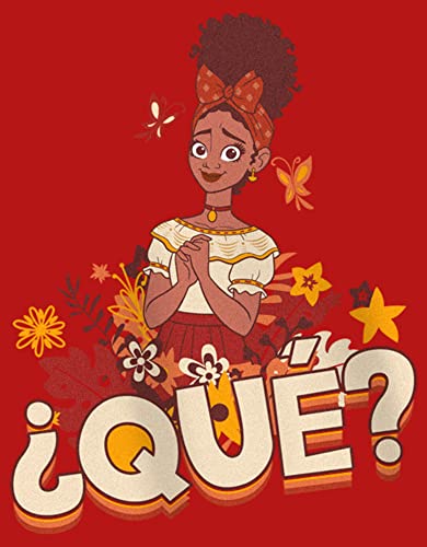 Image of Girl's Encanto Dolores Que? T-Shirt - Red - Large