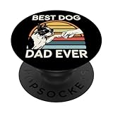 boston terrier dad best dog dad festa del papà uomini popsockets popgrip adesivo