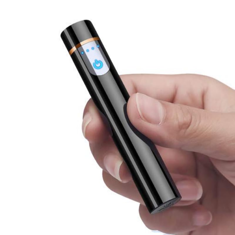 Drumstone (𝟏𝟕 𝐲𝐞𝐚𝐫𝐬 𝐰𝐚𝐫𝐫𝐚𝐧𝐭𝐲) Round Touch Sensor Lighter – USB Rechargeable, Windproof, Splash-Proof, Convenient for Daily Use-image-10