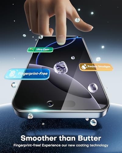 Image of OMOTON 2 Pack for iPhone 16 Pro Privacy Screen Protector 6.3 inch