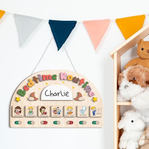 Visual Bedtime Routine Schedule Board for Toddlers - Image 5