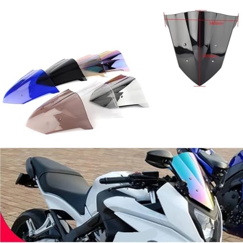 Pare-brise de moto pour CBR650F 2014-2018 déflecteur noir en ABS - 2