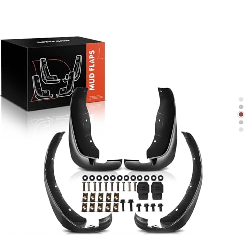 Replacement Parts for 4X Front&Rear Splash Guards Mudguards Mudflaps for Mazda Miata 1990-1997 Mod-AP88P-62733