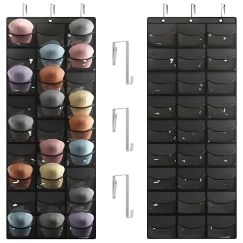 Fixwal Baseball Hat Rack Cover