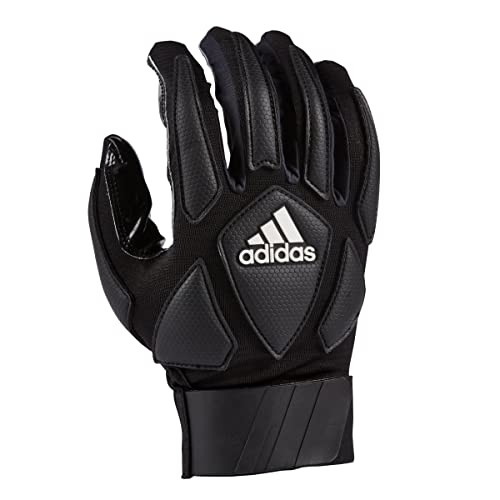 Adidas Scorch Destroy 2 Lineman Adult Gloves, Full Finger, Black, Medium