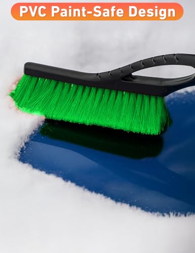 Image of EcoNour 27 inch Aluminum Snow Brush with Ice Scrapers for Car Windshield&Window
