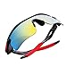MiluoTech Polarized Sports Sunglasses for Men Women Cycling Riding Running Baseball Glasses