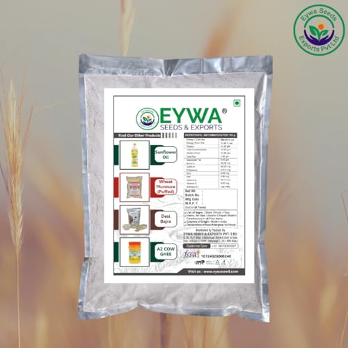 Image of Eywa Seeds & Exports Pvt Ltd Organic Black Wheat Flour (15 Kg) For Eating And Cooking|Kale Gehu Ka Atta|Produce Of India From Organic Farms