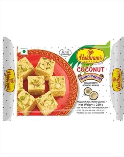 Haldiram's Nagpur Coconut Soan Papdi, - 250 Gm