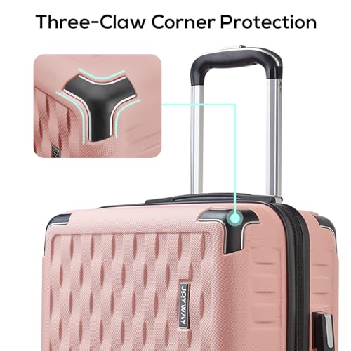 Image of Melalenia Luggage 10 Piece Sets Clearance,Large Suitcase Set Spinner Wheels with TSA Locks,Hard Shell Pink Luggage Sets for Women Travel Suitcase (10Pcs Pink)