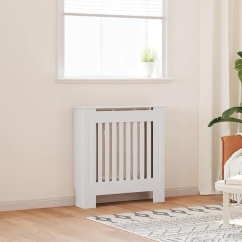 GCHDHAPB Cache-radiateur en MDF blanc 78 cm Accessoires...