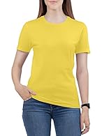 Material: Manufacturer fruit of the loom women's t-shirt made with soft and durable lightweight not shrinking cotton material. Comfortable to wear, our women's t-shirt sizes are XS = 6, S = 8, M = 10, L = 12, XL = 14, 2XL = 16 Design: These UK ladies...