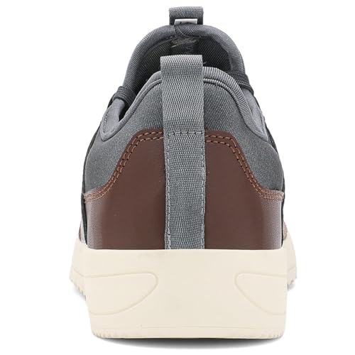 CFVKPT Men's Wide Toe Box Shoes Arch Support Barefoot Dress Sneakers Fashion Comfortable Breathable Casual Shoes2